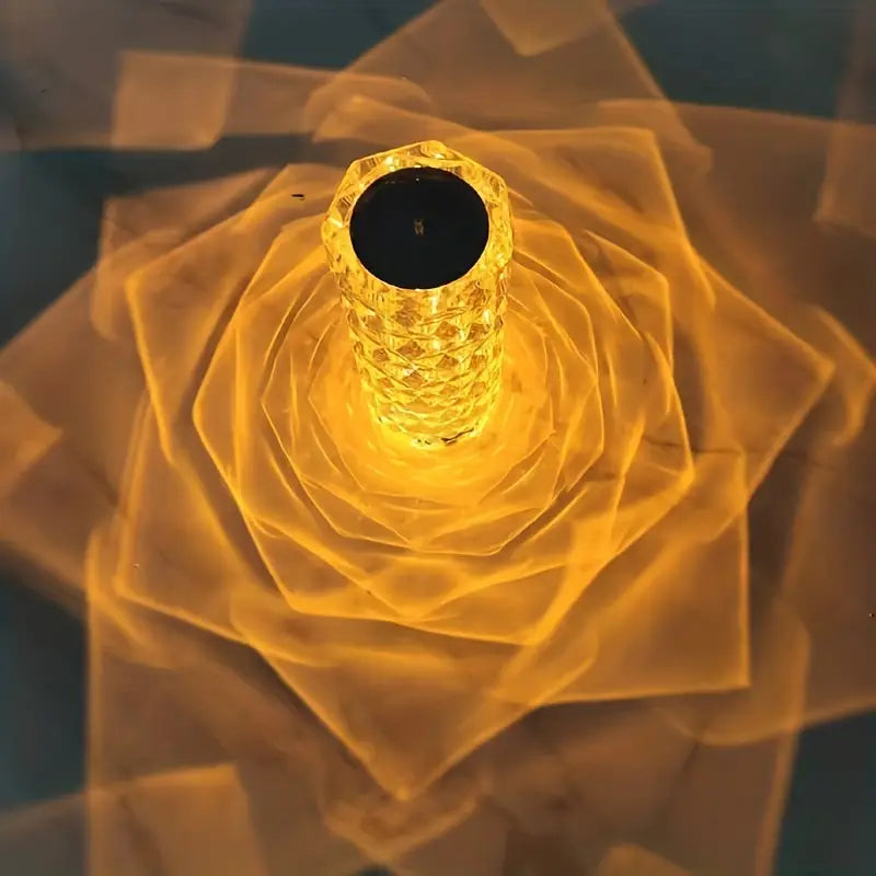 Touch Control Crystal Diamond Table Lamp 1pc