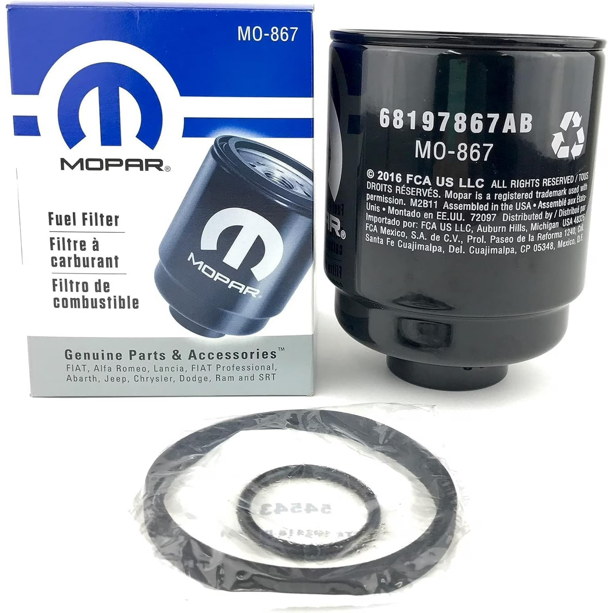 Genuine Fuel Filter Water Separator 68197867AB