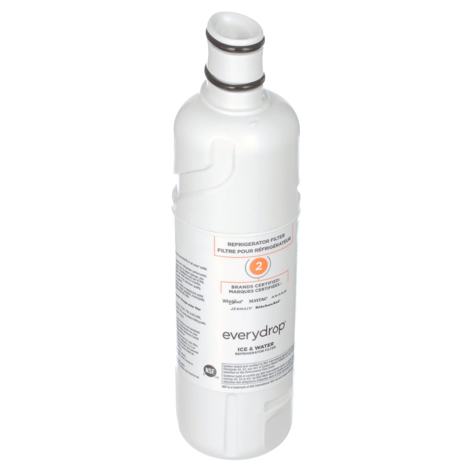Everydrop by Whirlpool Ice and Water Refrigerator Filter 3, EDR3RXD1, Single-Pack, Aqua