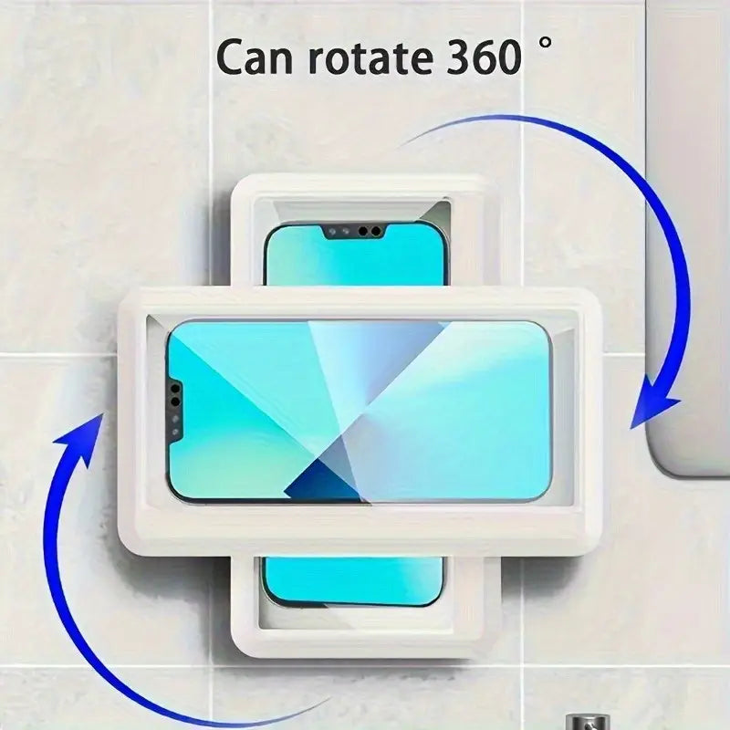 Waterproof Bathroom Phone Holder, 360°