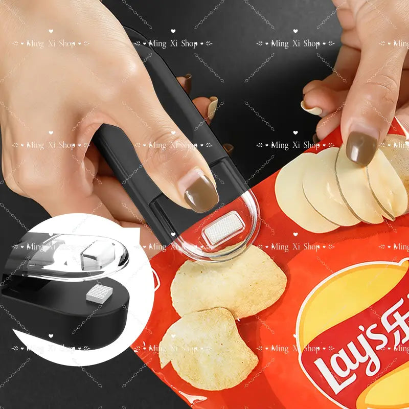 Portable 2-in-1 Mini Bag Sealer & Cutter Machine -