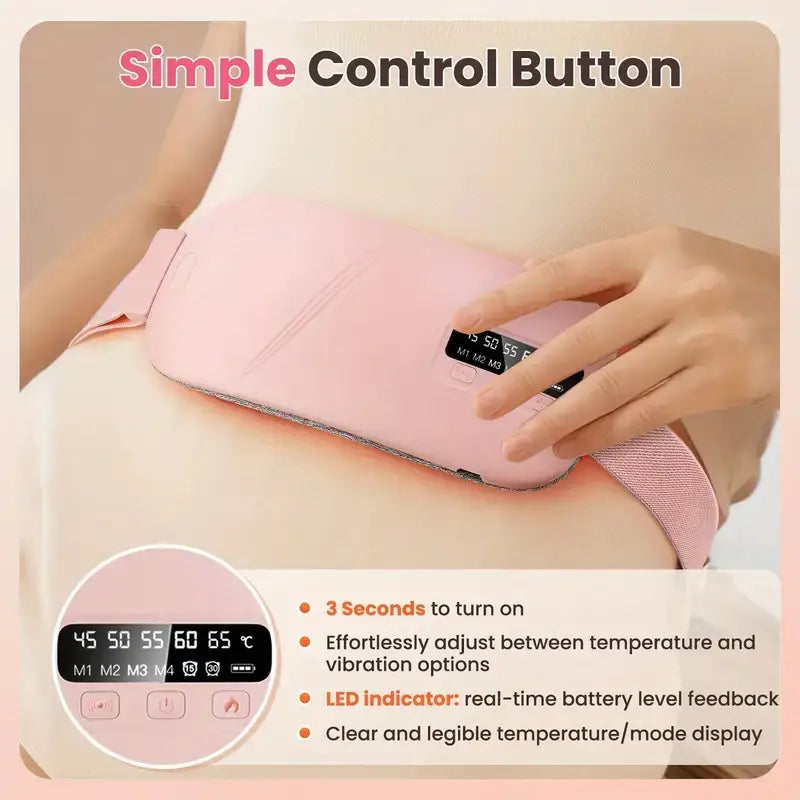 portable heating massage belt, suitable for Women's