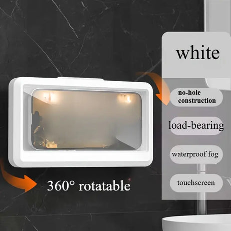 Waterproof Bathroom Phone Holder, 360°