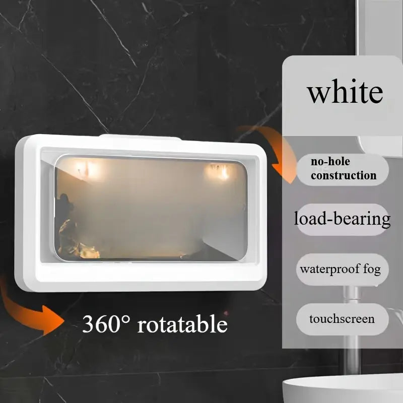 Waterproof Bathroom Phone Holder, 360°