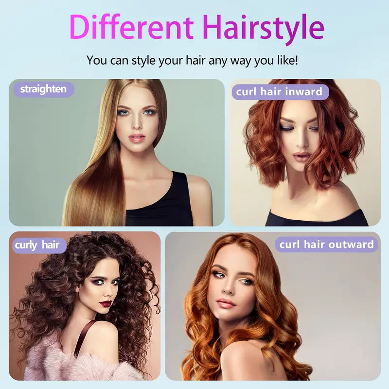 Cordless Hair Straightener Brush