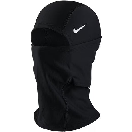 Nike Pro Hyperwarm Hood, One Size Fits Most, Adult (Black/White)
