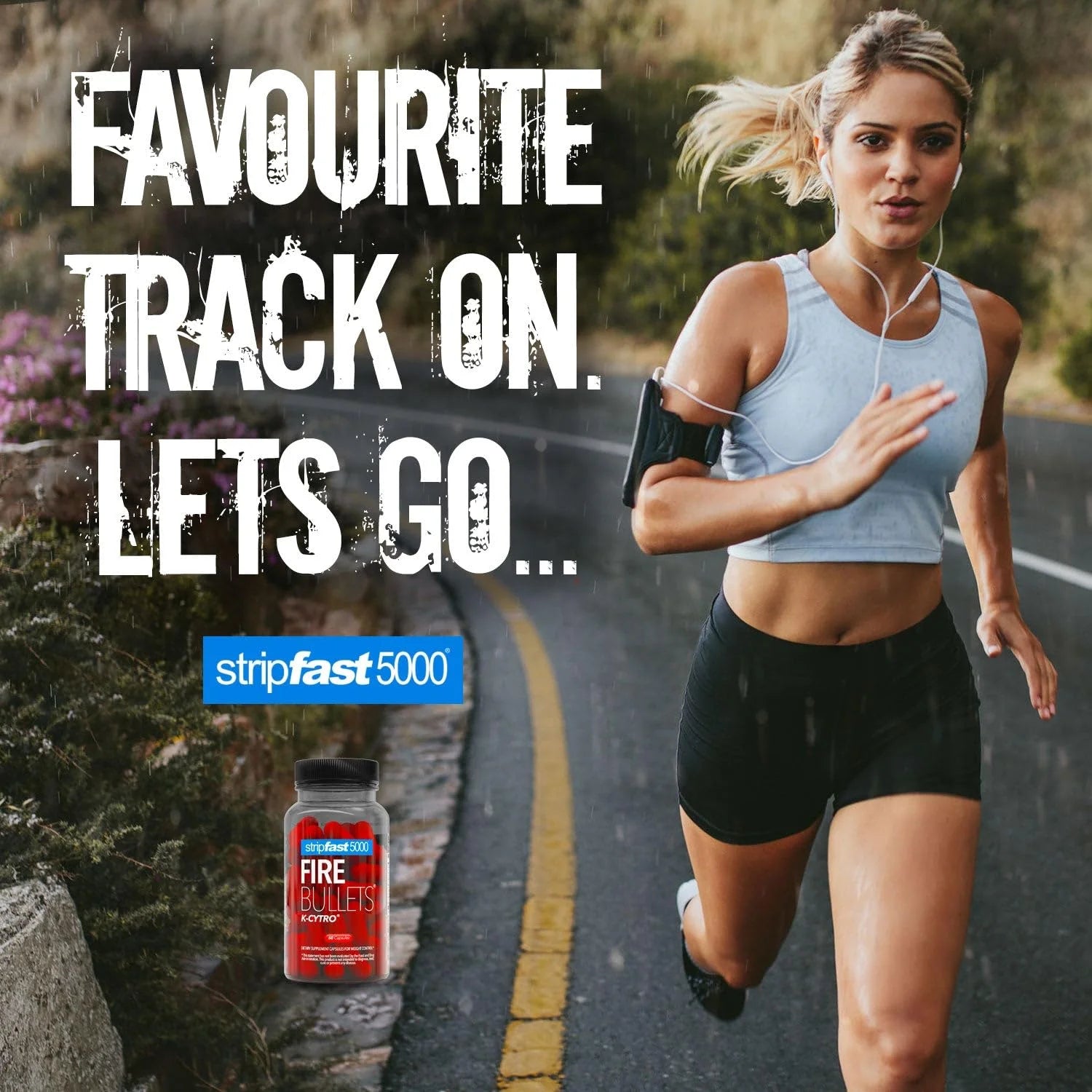 Stripfast5000 Fire Bullets with K-CYTRO Fat Burner & Weight Loss Pills for Women and Men