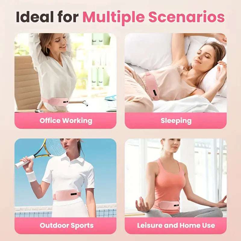 portable heating massage belt, suitable for Women's