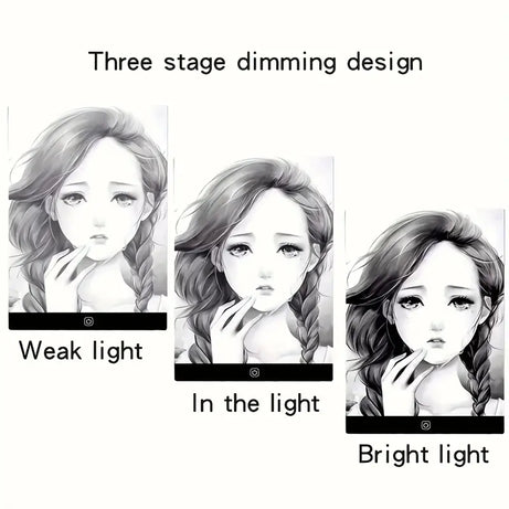 [Dimmable LED Drawing Board] 3 Level Dimmable LED Drawing Copy Board |