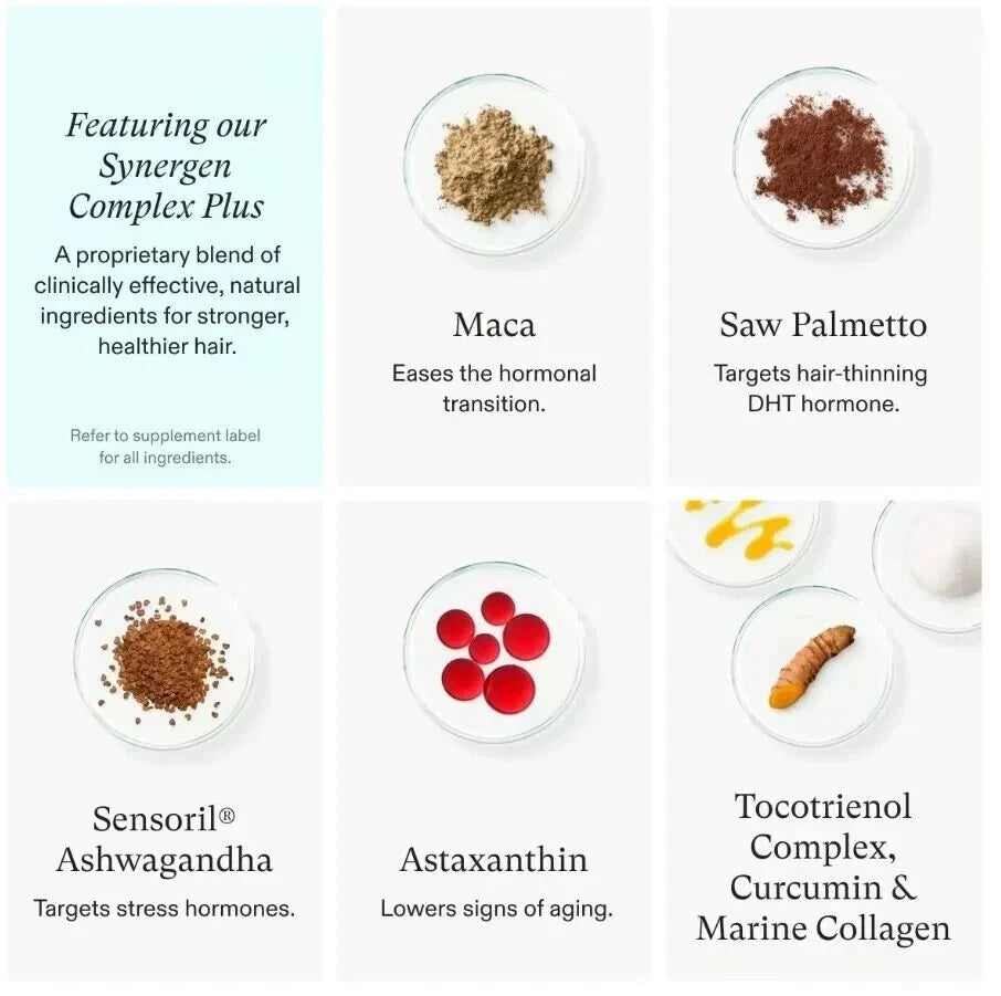 Nutrafol Women's Balance - Hair Growth Nutraceutical Supplement, 120 Capsules Uk