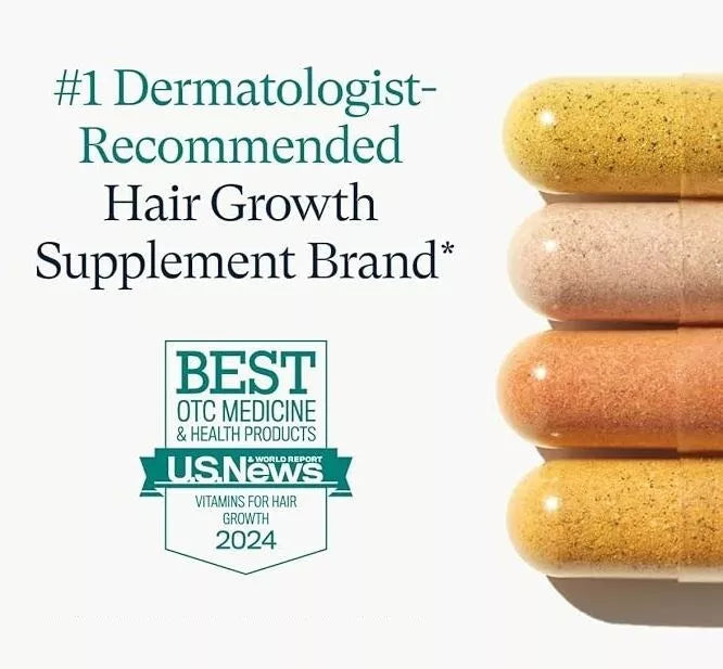 Nutrafol Men's Hair Growth Supplement - 120 Capsules - Clinically Proven - NEW